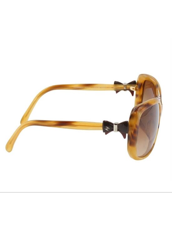 Chanel Side Ribbon Tortoiseshell Sunglasses Eyewear main image 5
